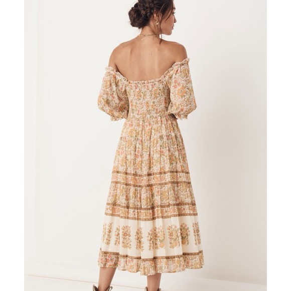 Spell and the Gypsy Collective 
Juniper Shirred Dress Color Combo - Cream XS - Picture 4 of 15